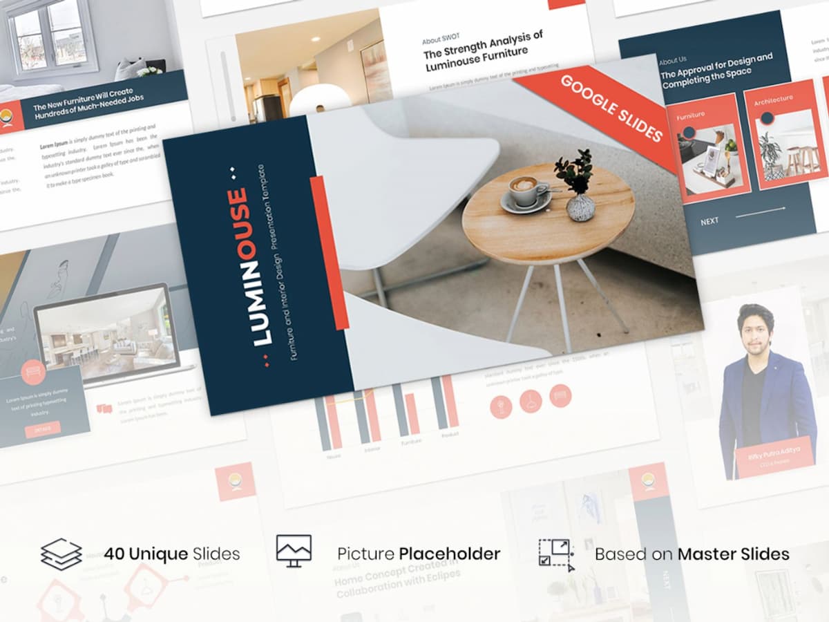 Luminouse-Furniture& Interior Design Google Slides