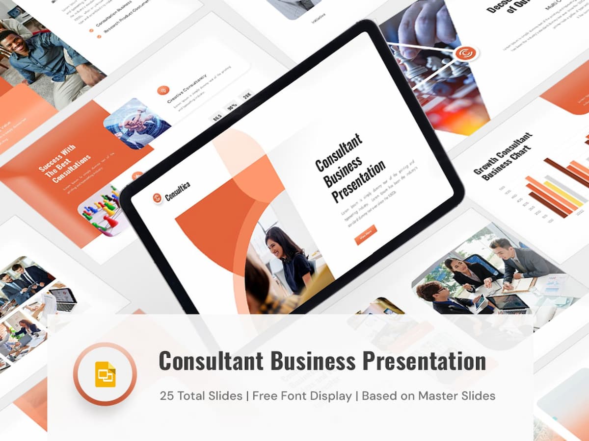 Business Consultant Presentation Google Slides 
