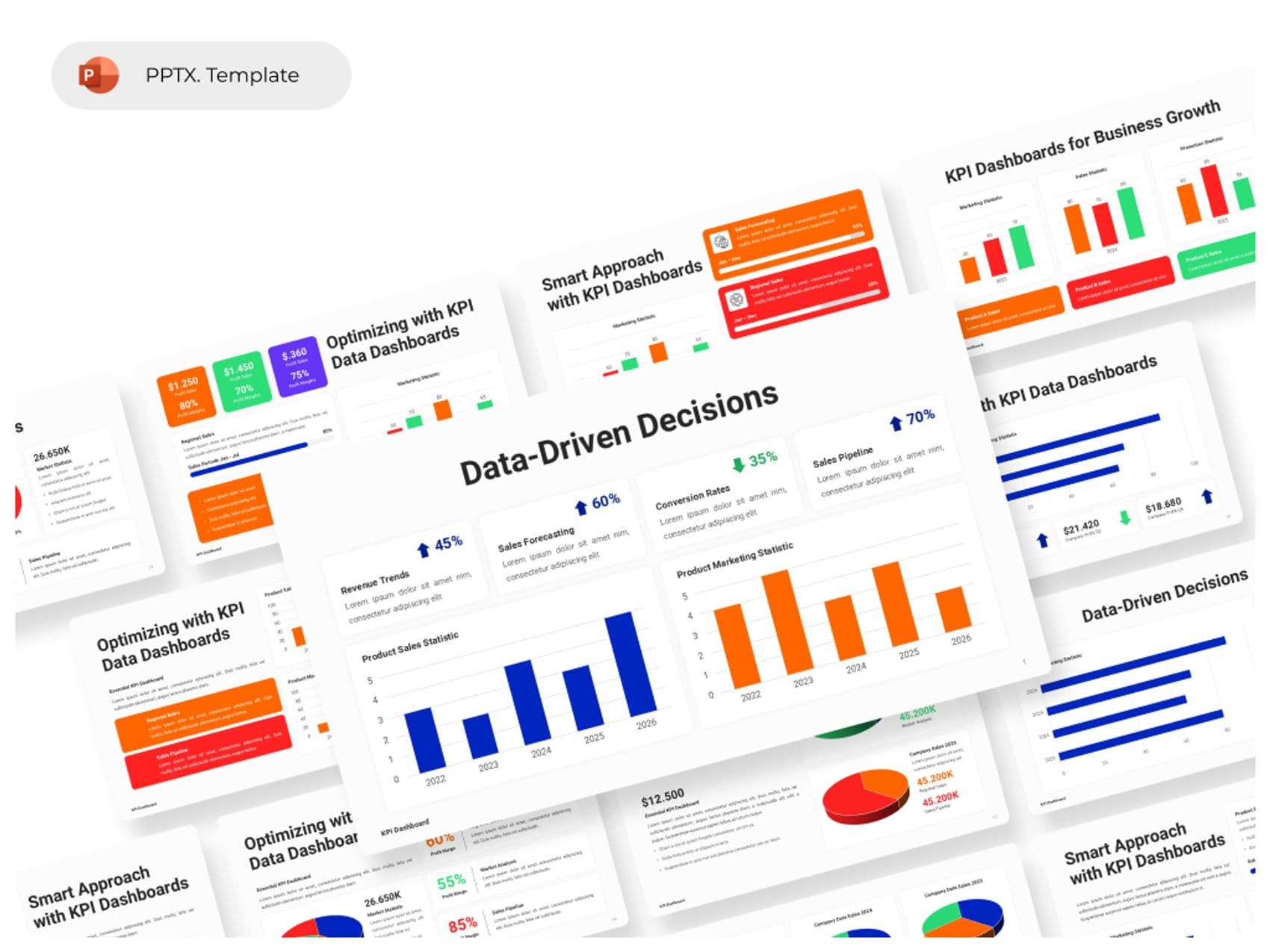 KPI Dashboard PowerPoint Presentation Template