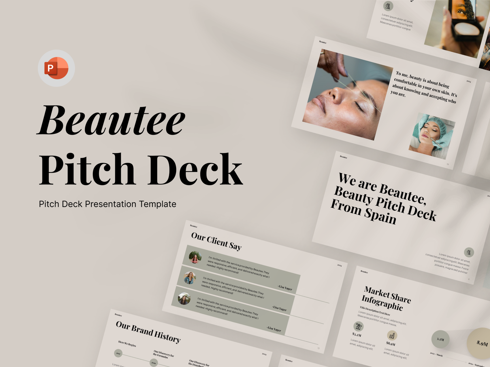 Beautee PowerPoint Presentation Template