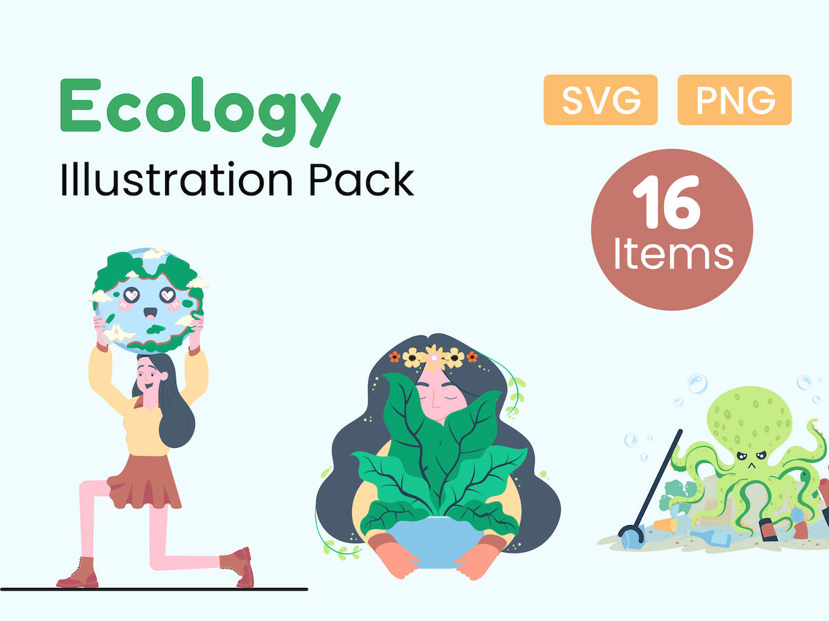 Ecology Illustration Pack 