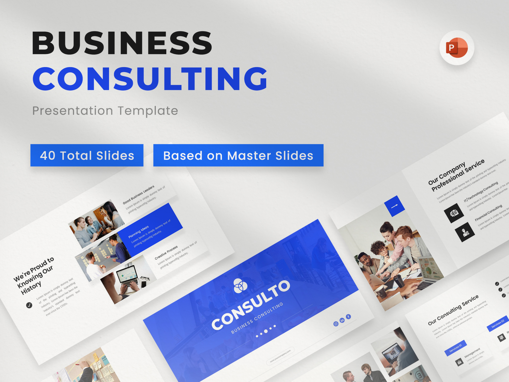 Consulto - Business Consulting PowerPoint Template