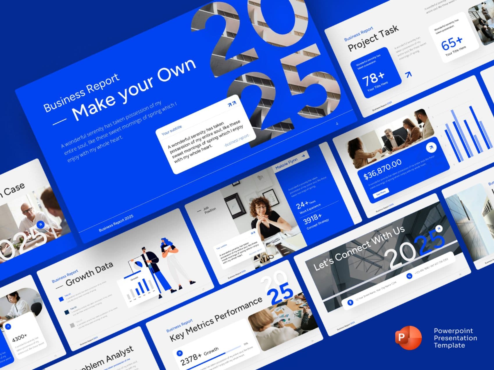 Business Report 2025 PowerPoint Presentation