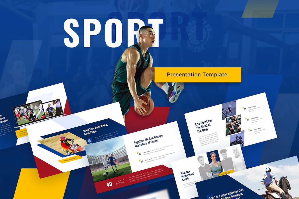 Olympix - Sport Presentation PowerPoint Template