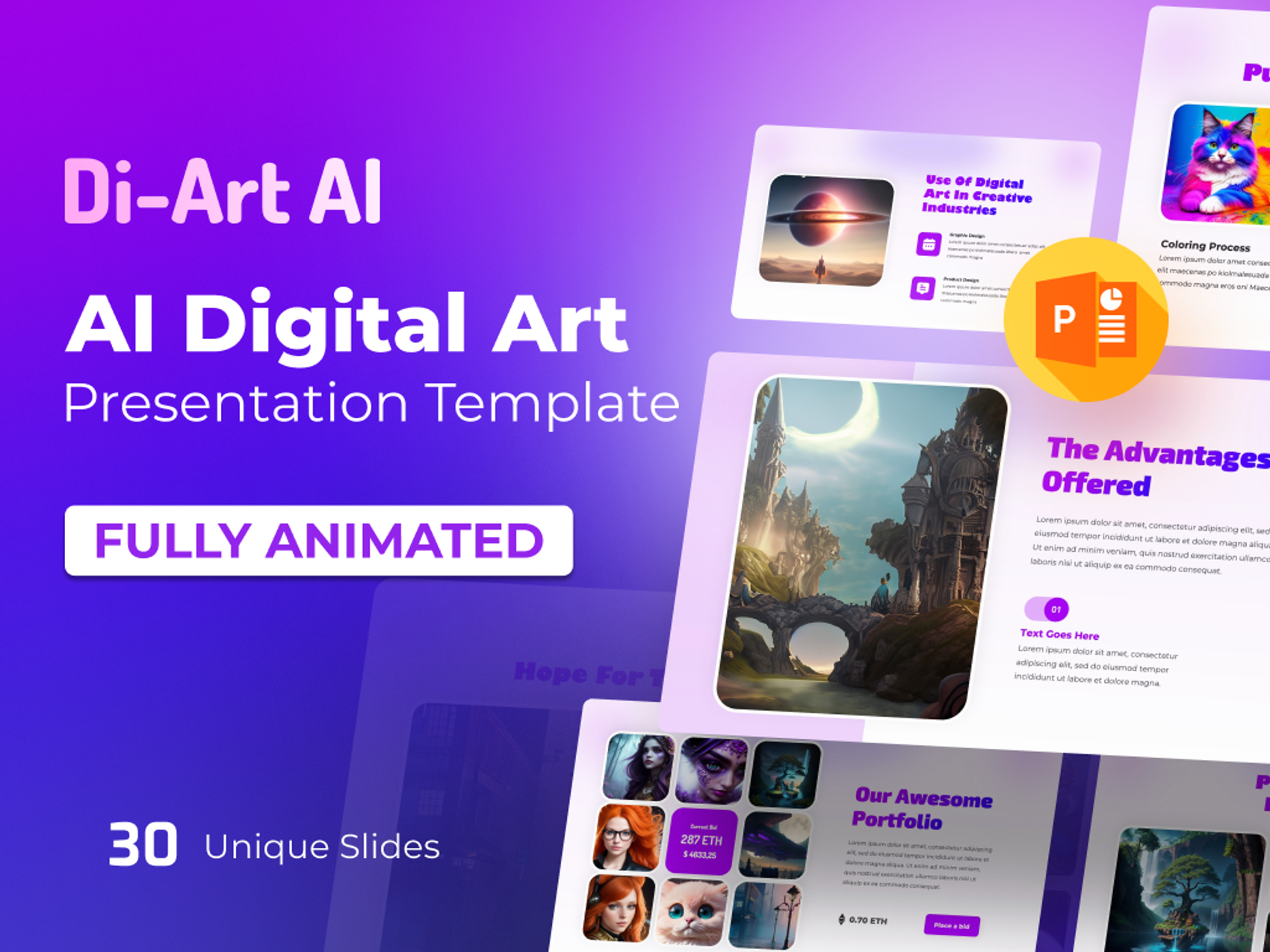 Di-Art AI Digital Art PowerPoint Presentation 