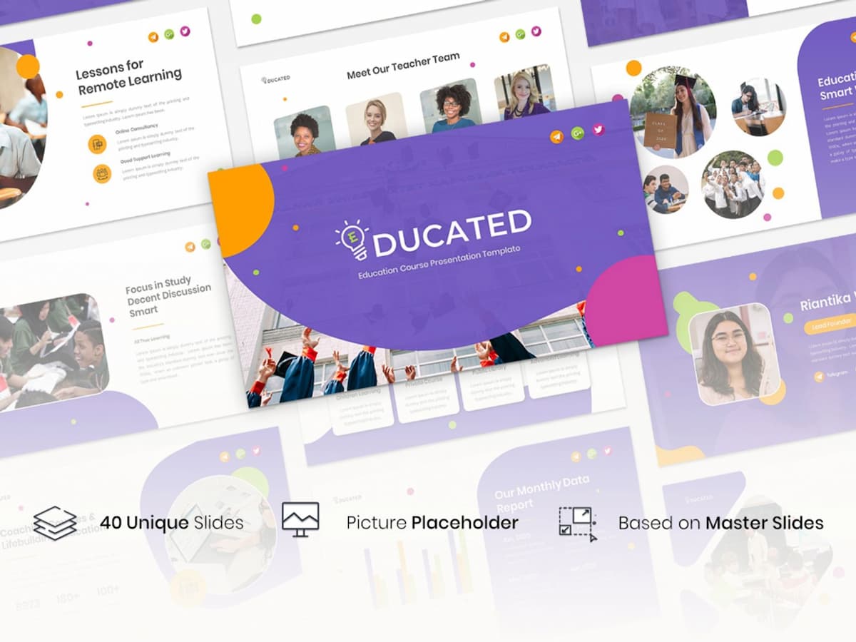 Educated - Education Course Google Slides Template