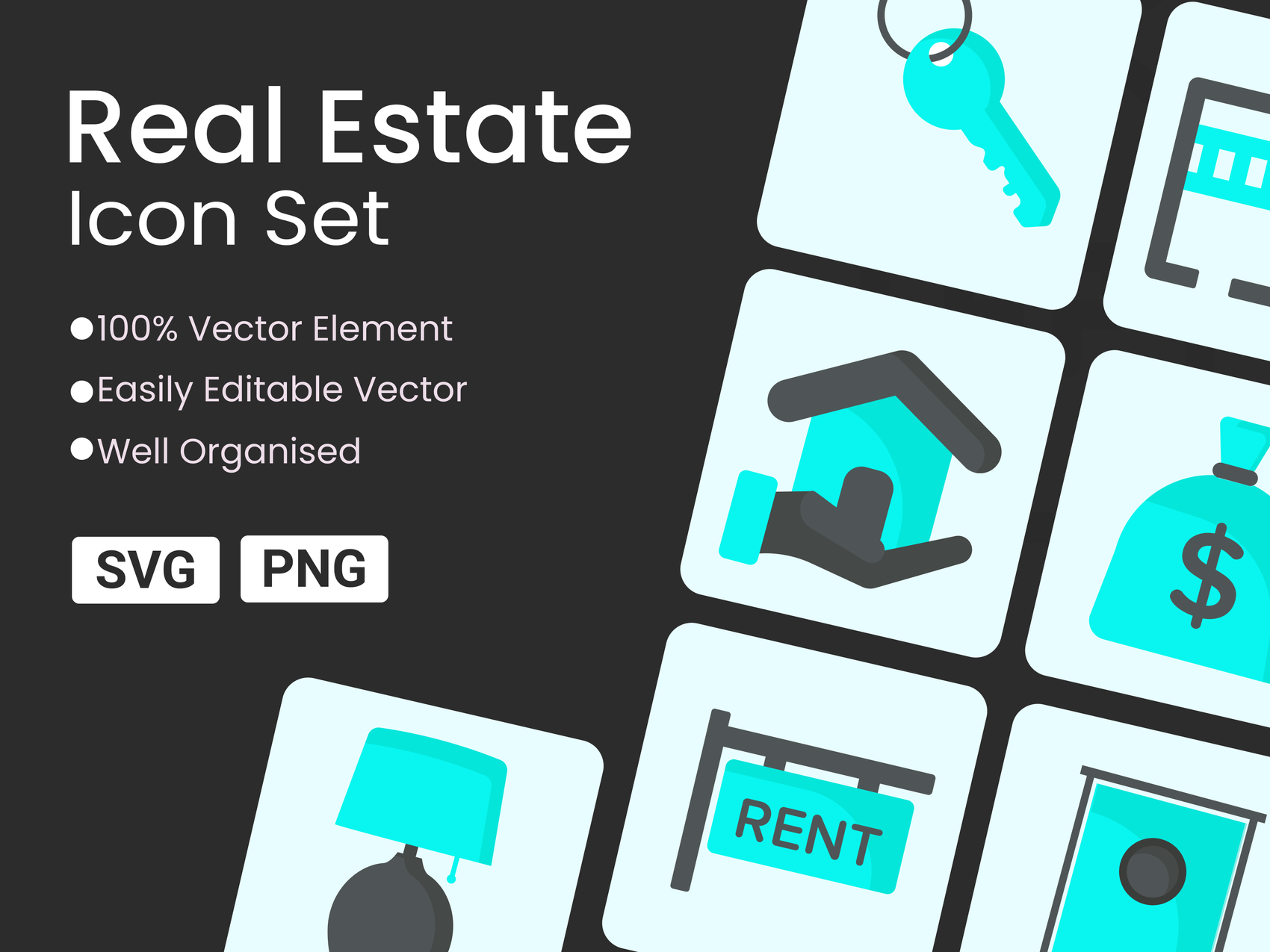 Real Estate Icon Set