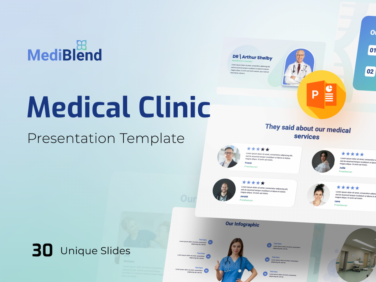 MediBlend - Medical Clinic PowerPoint Template