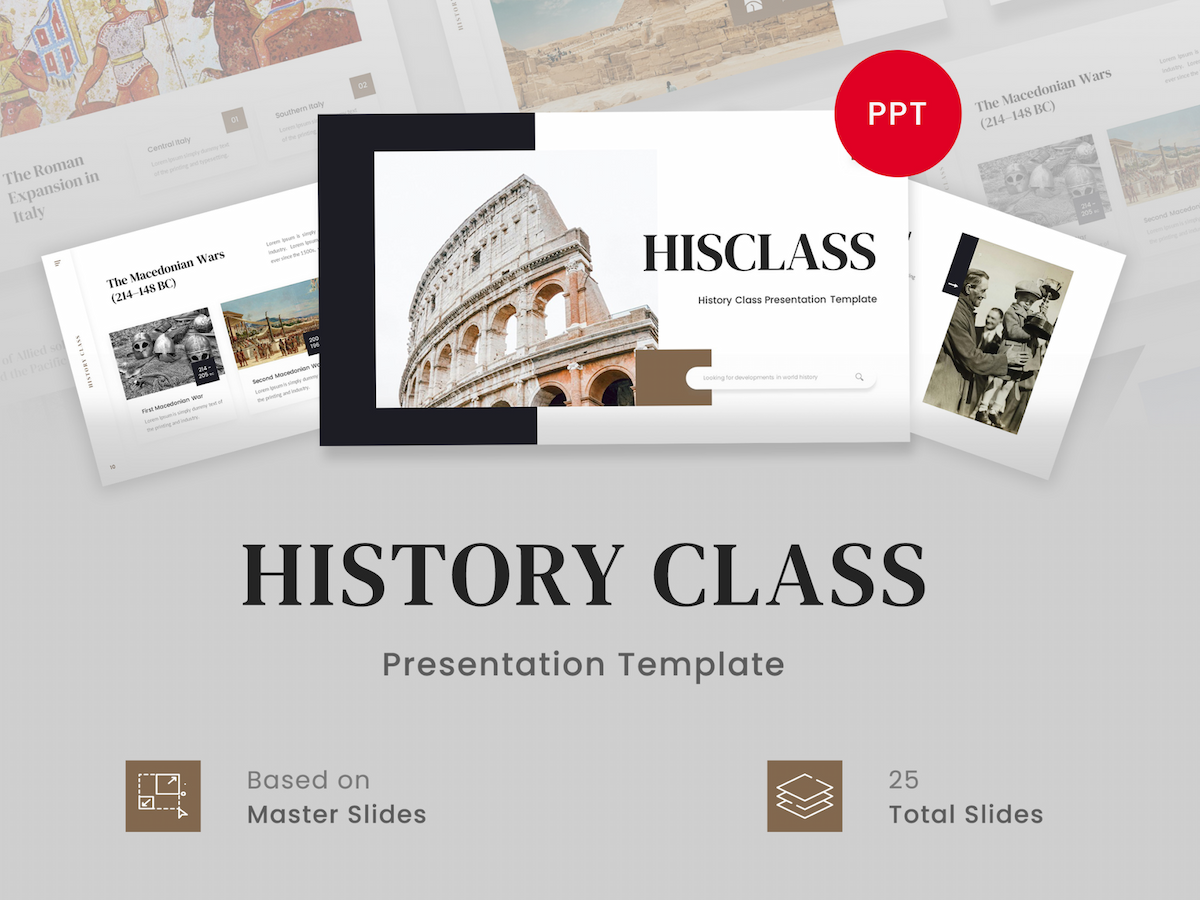 Hisclass - History Class PowerPoint Template
