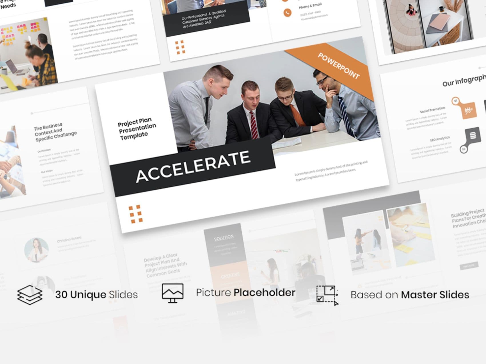 Accelerate - Project Plan PowerPoint Template