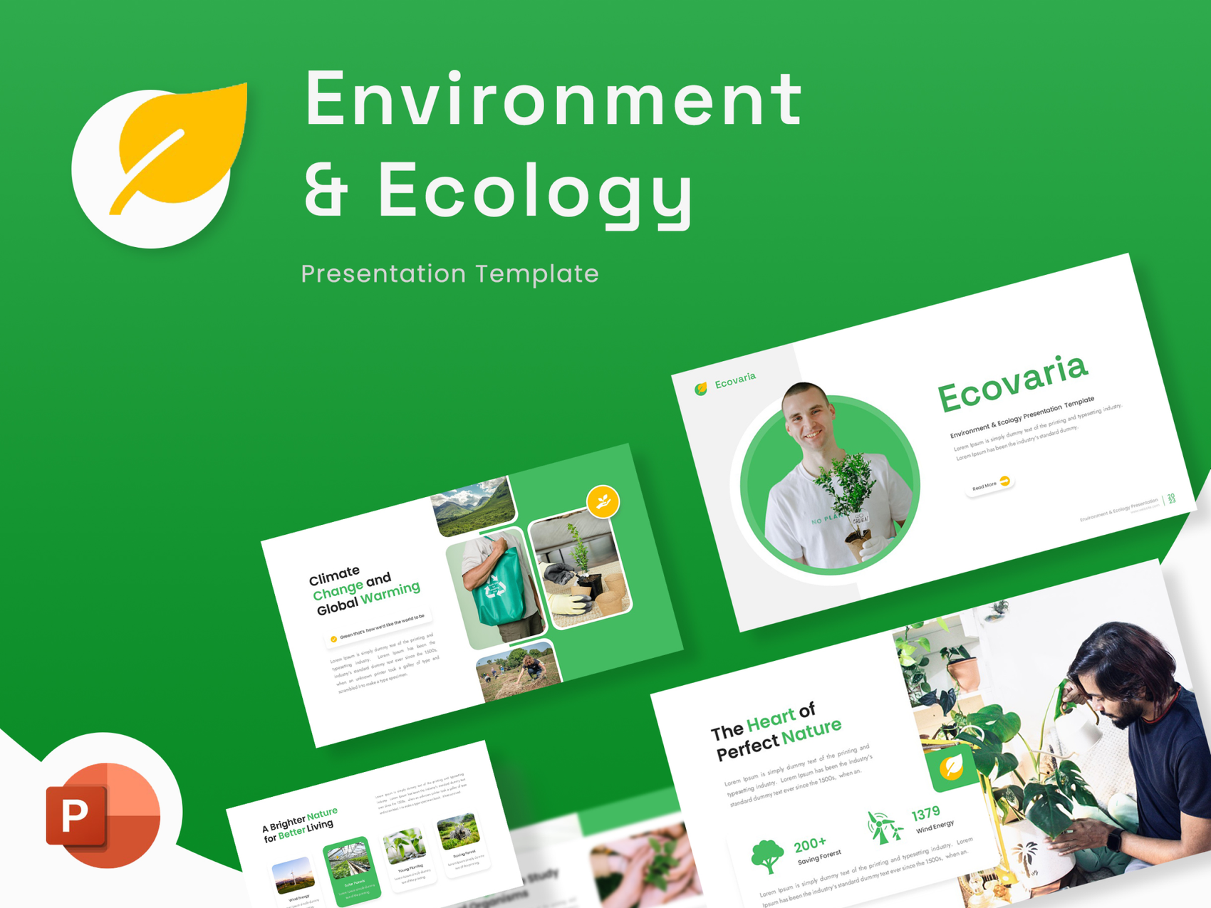 Ecovaria-Environment & Ecology PowerPoint Template