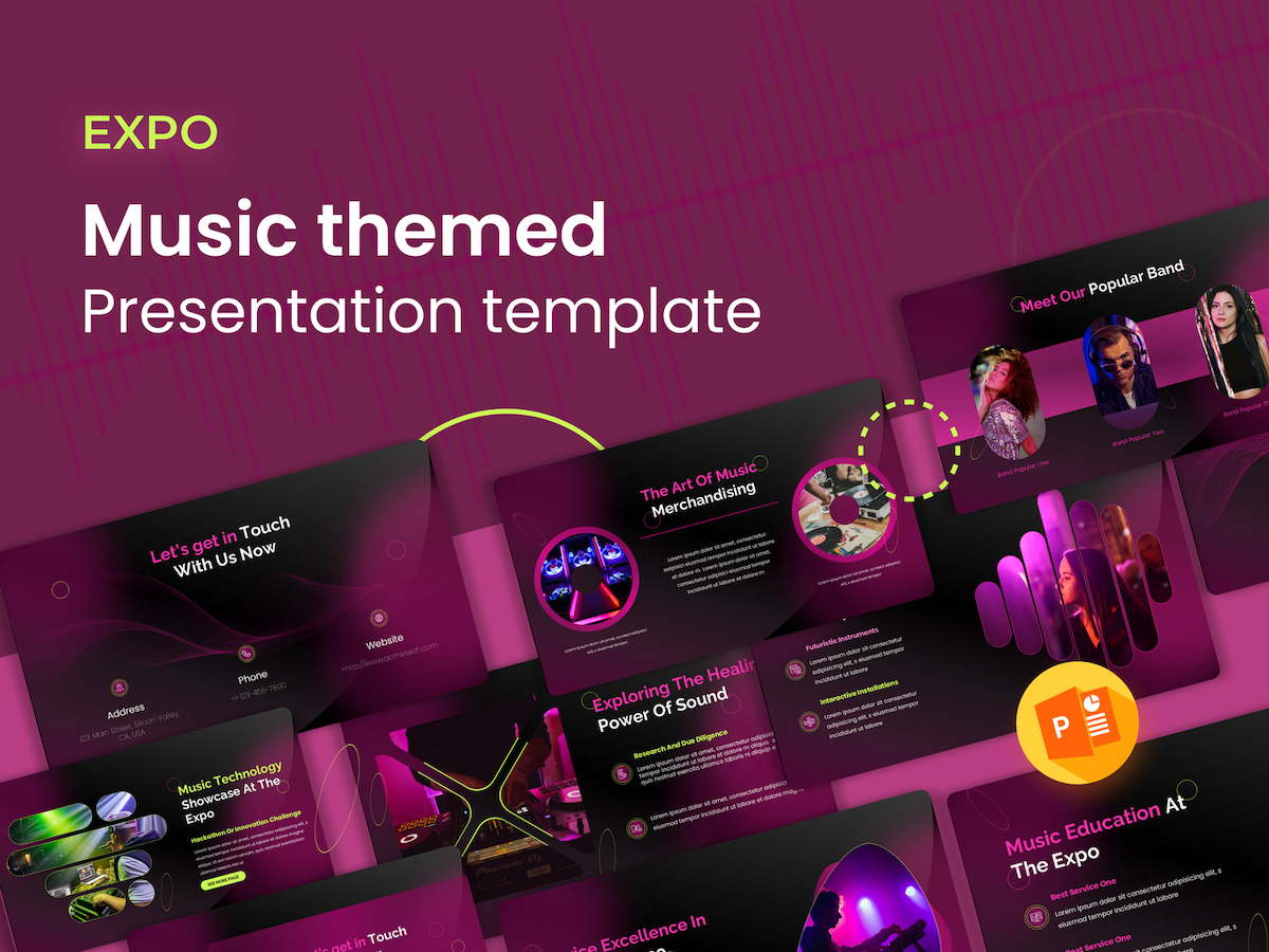Expo- Music Themed PowerPoint Presentation 
