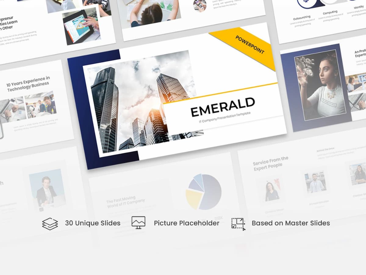 Emerald - IT Company PowerPoint Presentation 