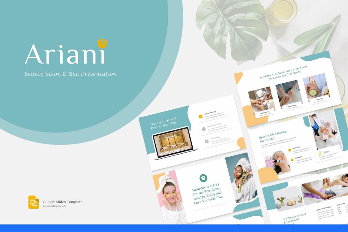 Ariani – SPA and Beauty Google Slides Template 
