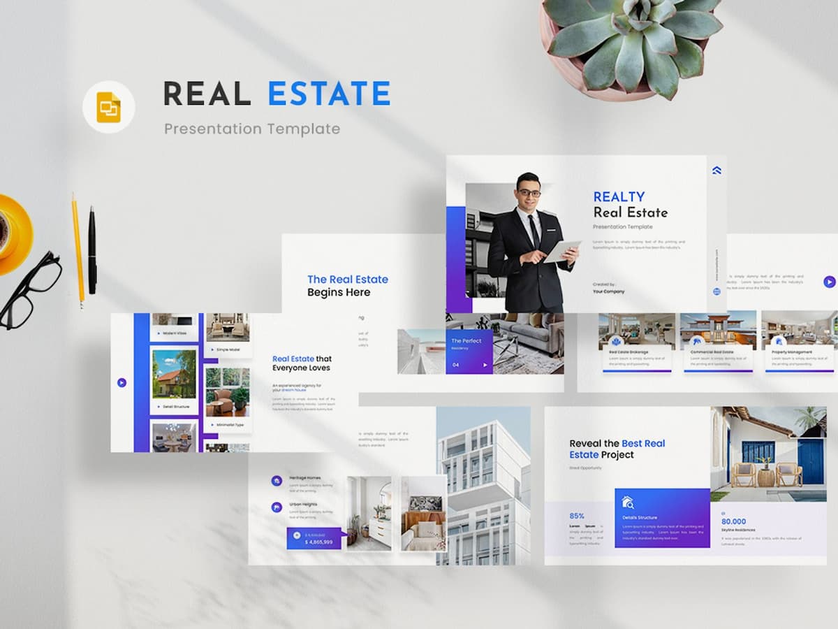 Realty Real Estate  - Google Slides Presentation 