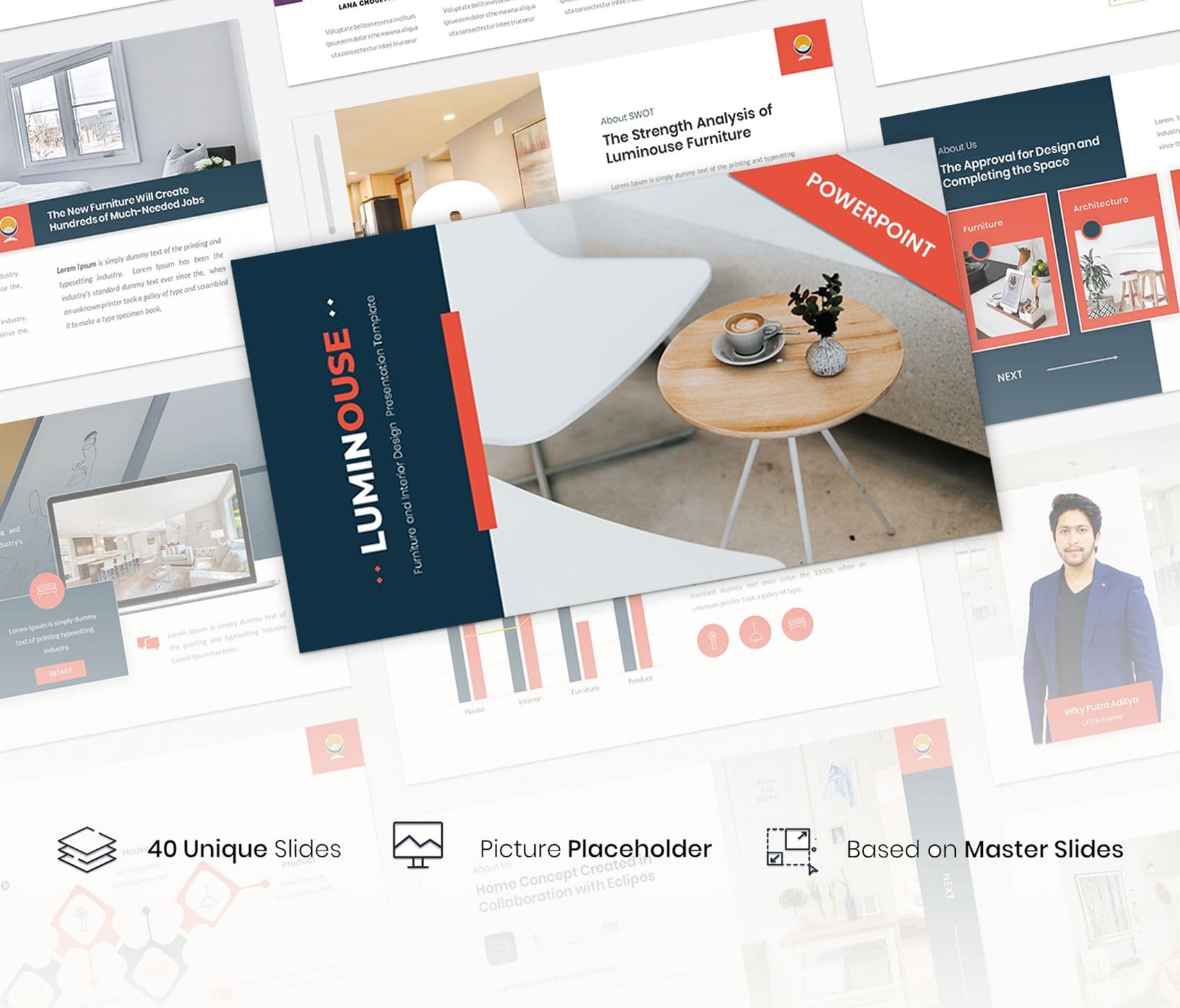 Luminouse- Furniture & Interior Design PowerPoint