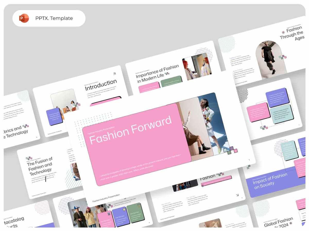 Fashion Forward PowerPoint Presentation Template