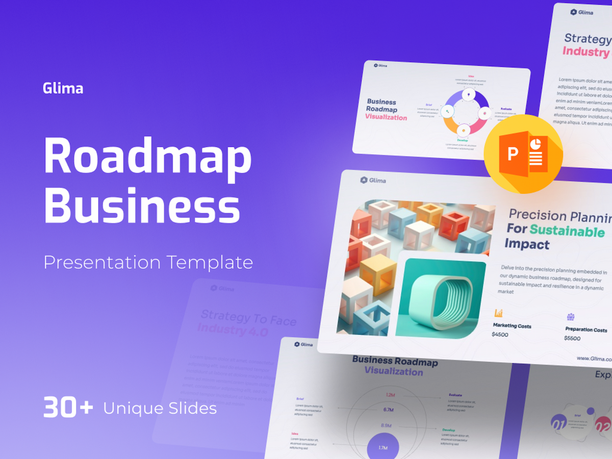 Glima- Roadmap PowerPoint Presentation Template