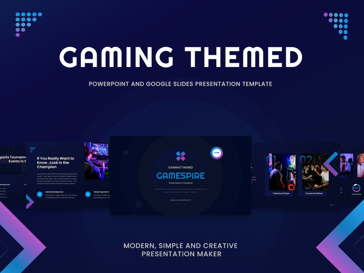 Gamespire - Gaming Themed PowerPoint Template
