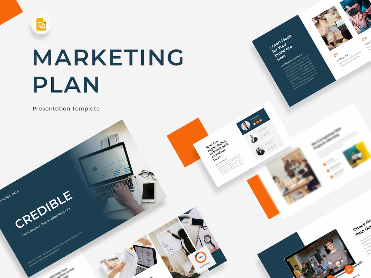 Credible - Marketing Plan Google Slides Template