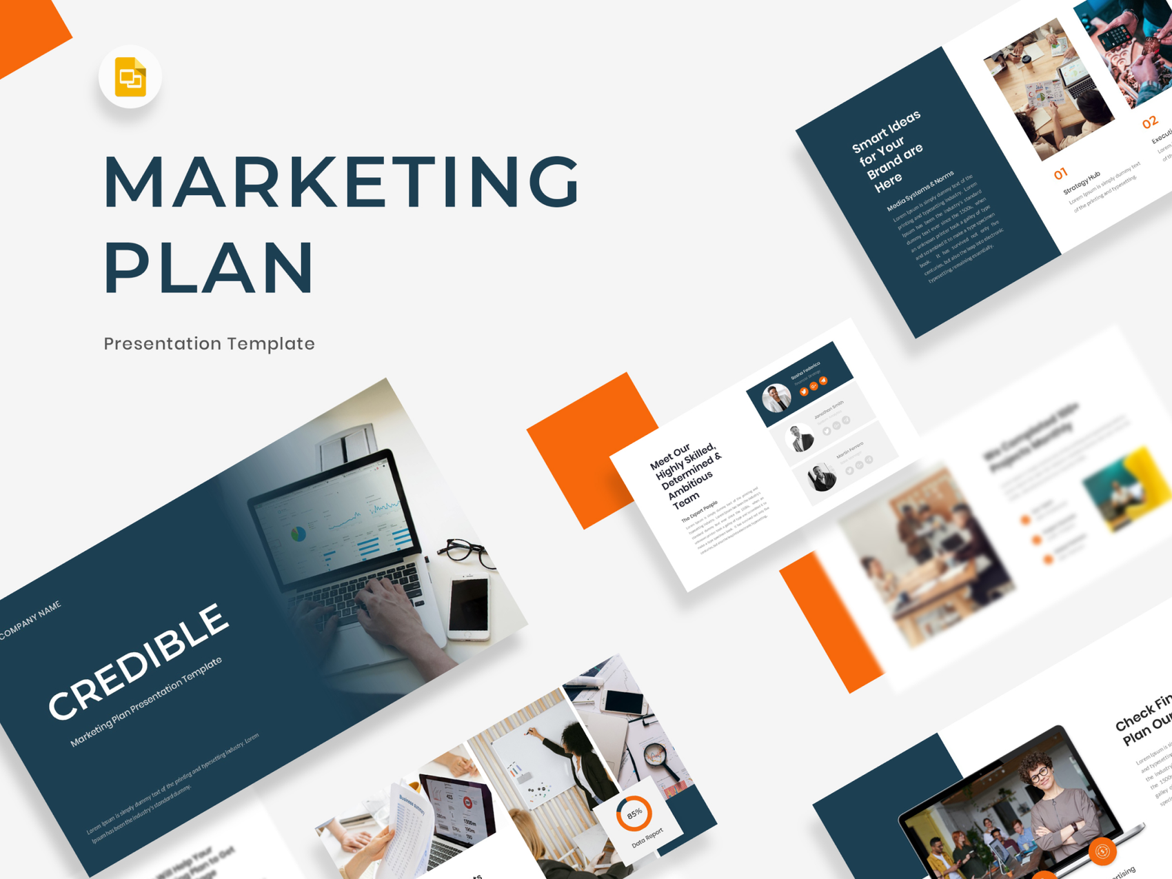 Credible - Marketing Plan Google Slides Template