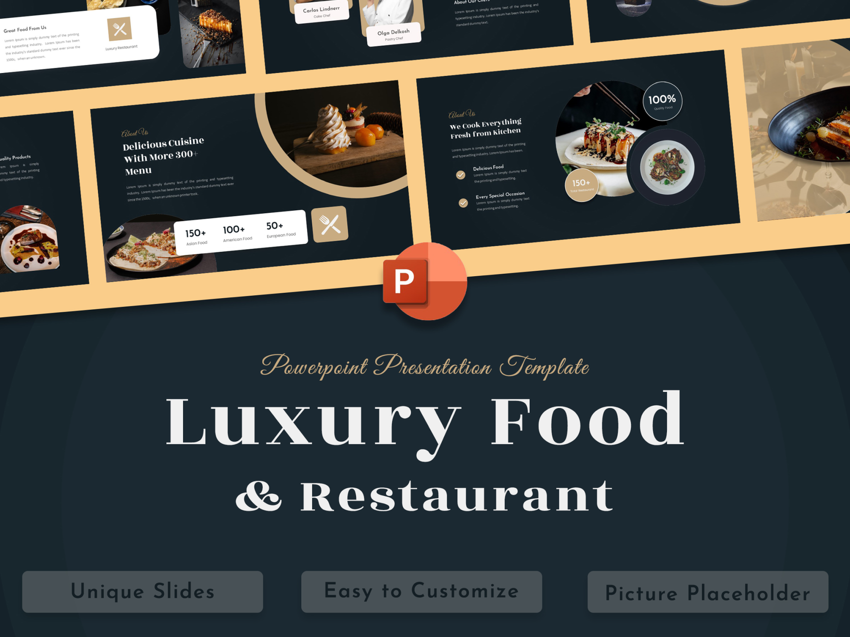Mealmend - Luxury Food & Restaurant PowerPoint 