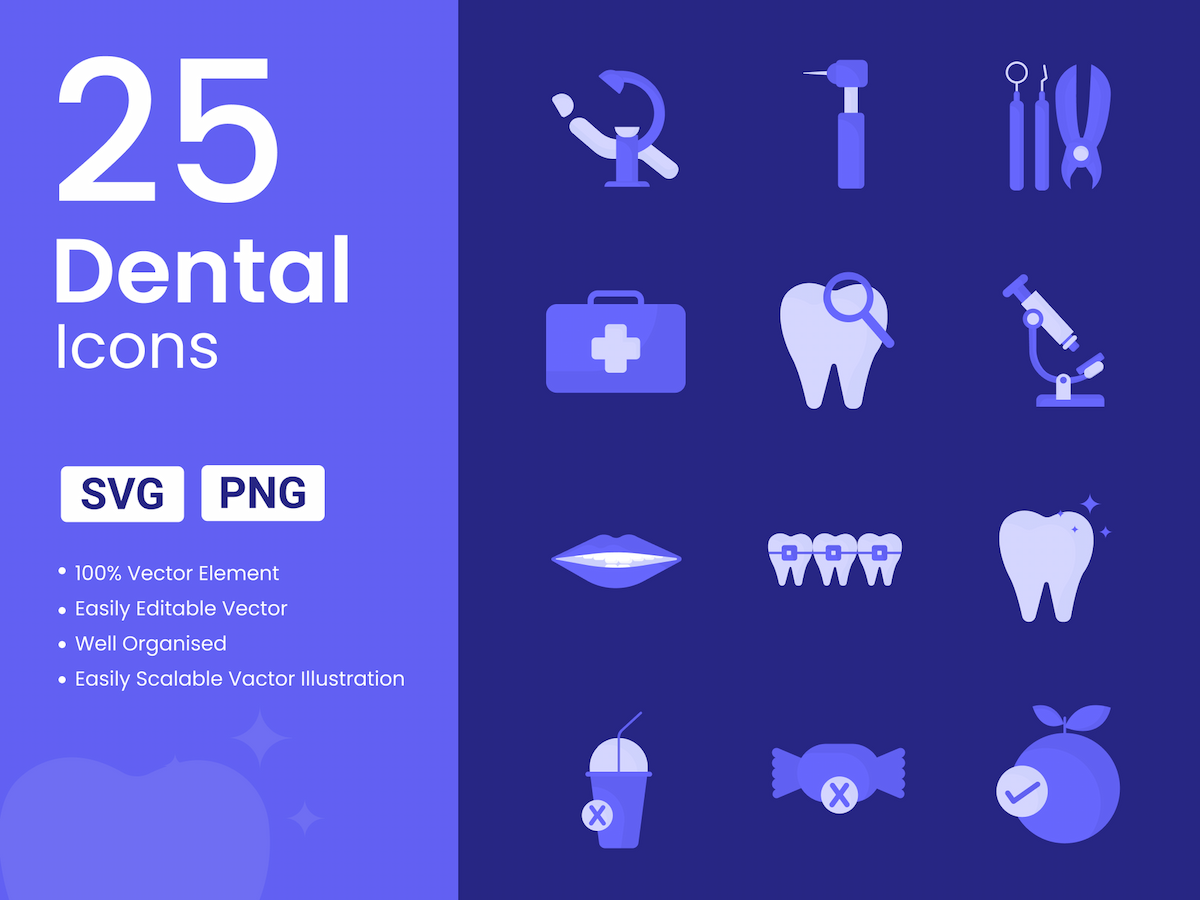 Dental Icon Set