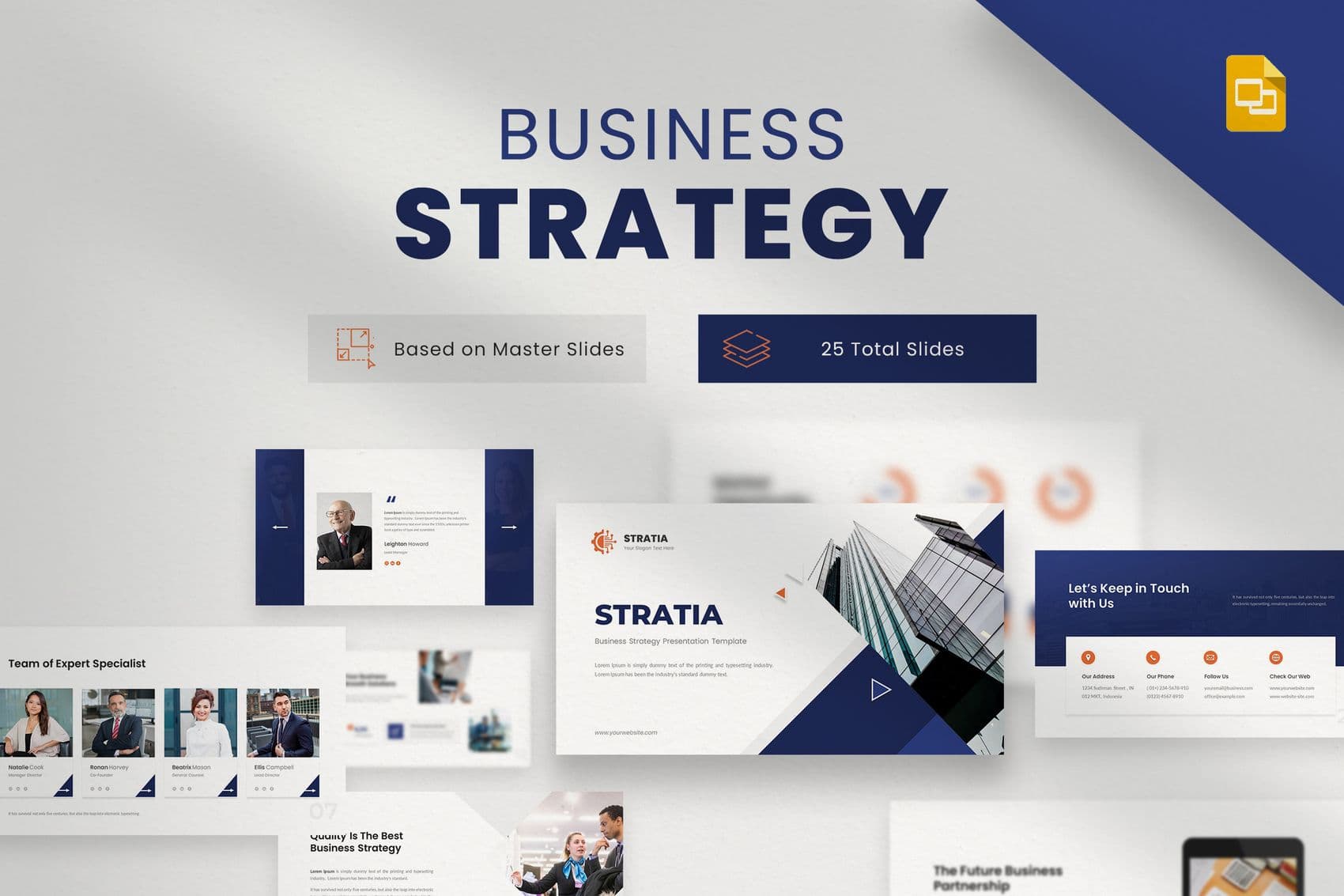 STRATIA- Business Strategy Google Slides Template