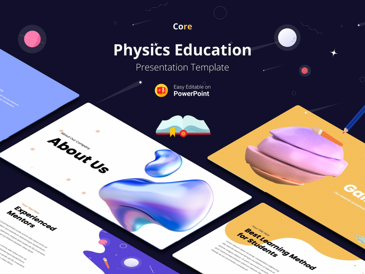 Core - Physics Education PowerPoint Template