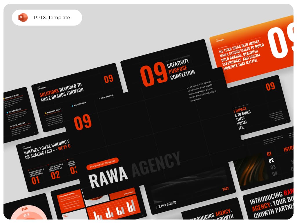 Agency Presentation PowerPoint Template
