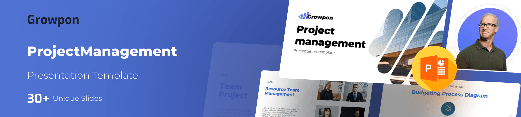 Growpon -Project Management PowerPoint Template