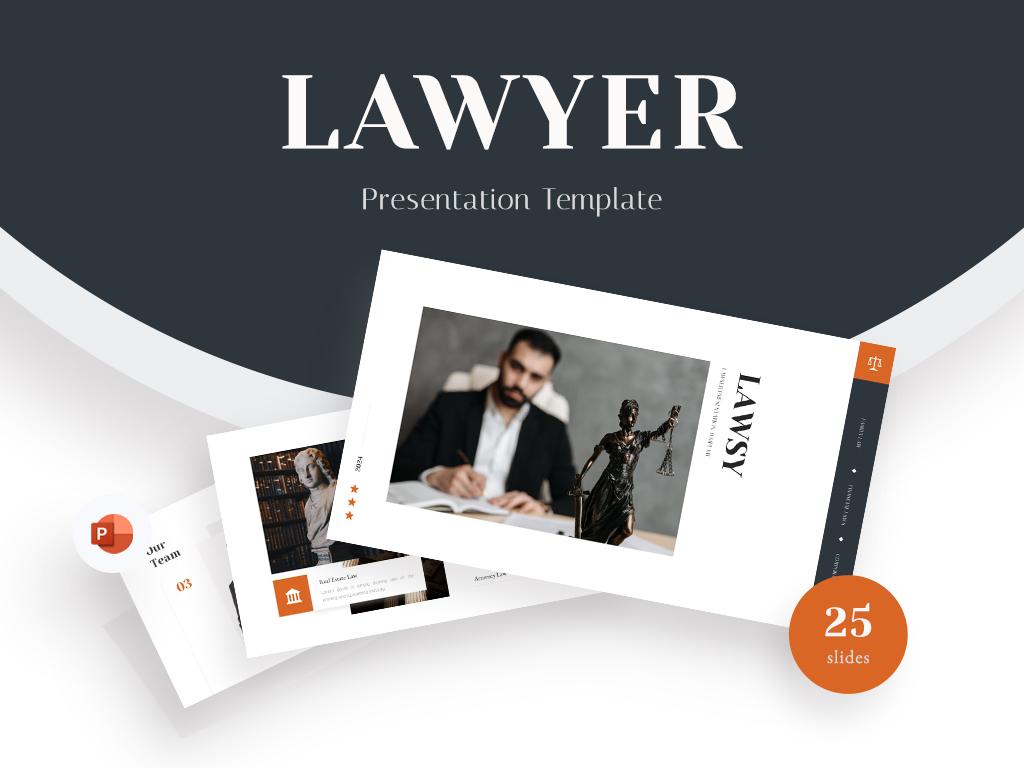 Lawsy- Lawyer PowerPoint Presentation Template