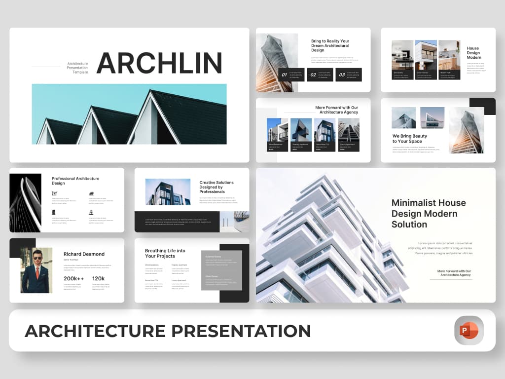 Archlin — Architecture PowerPoint Template and Pre