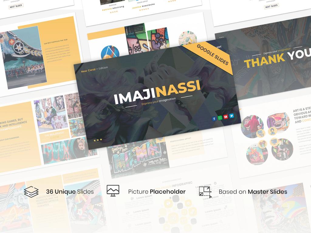 Imajinassi- Creative Business Google Slides 