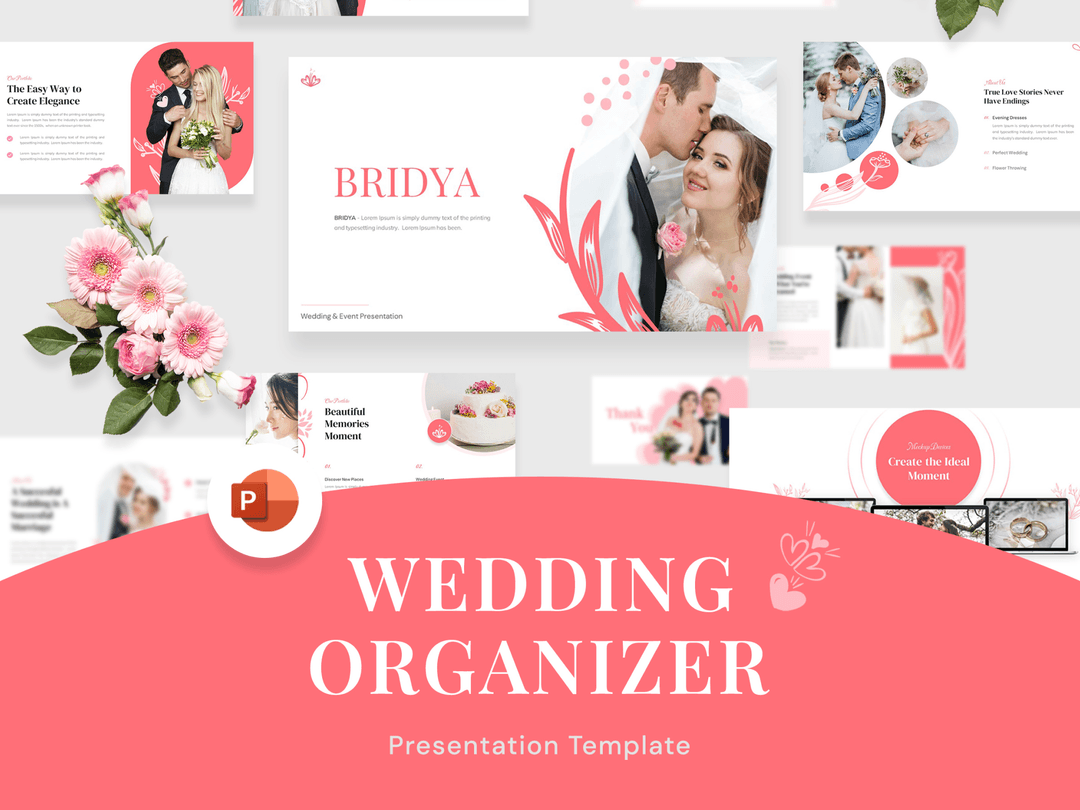 Bridya - Wedding Organizer PowerPoint Template