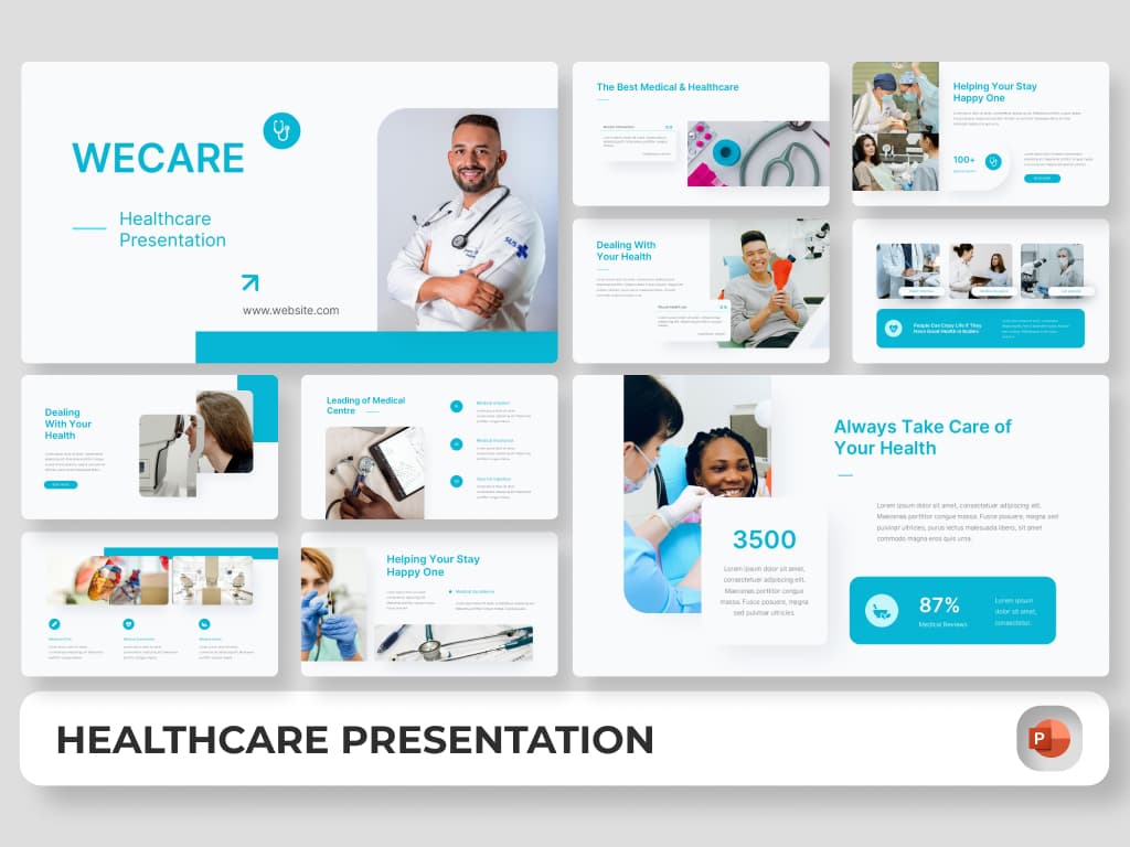 WECARE Healthcare & Medical Presentation Template