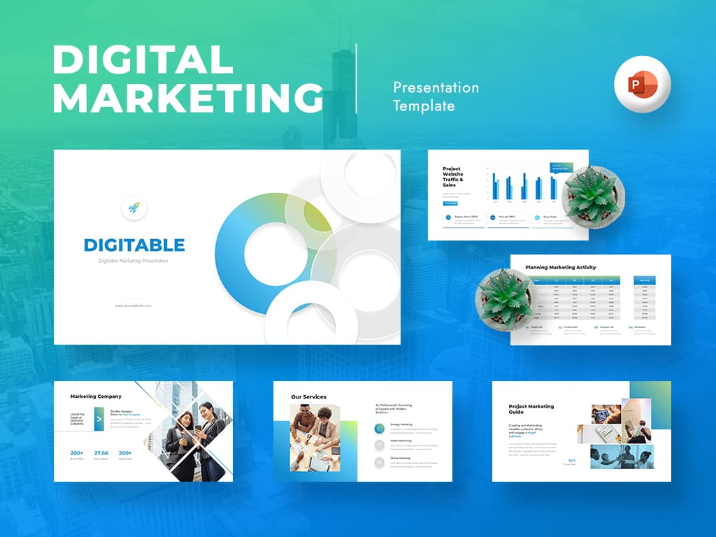 Digitable - Digital Marketing PowerPoint