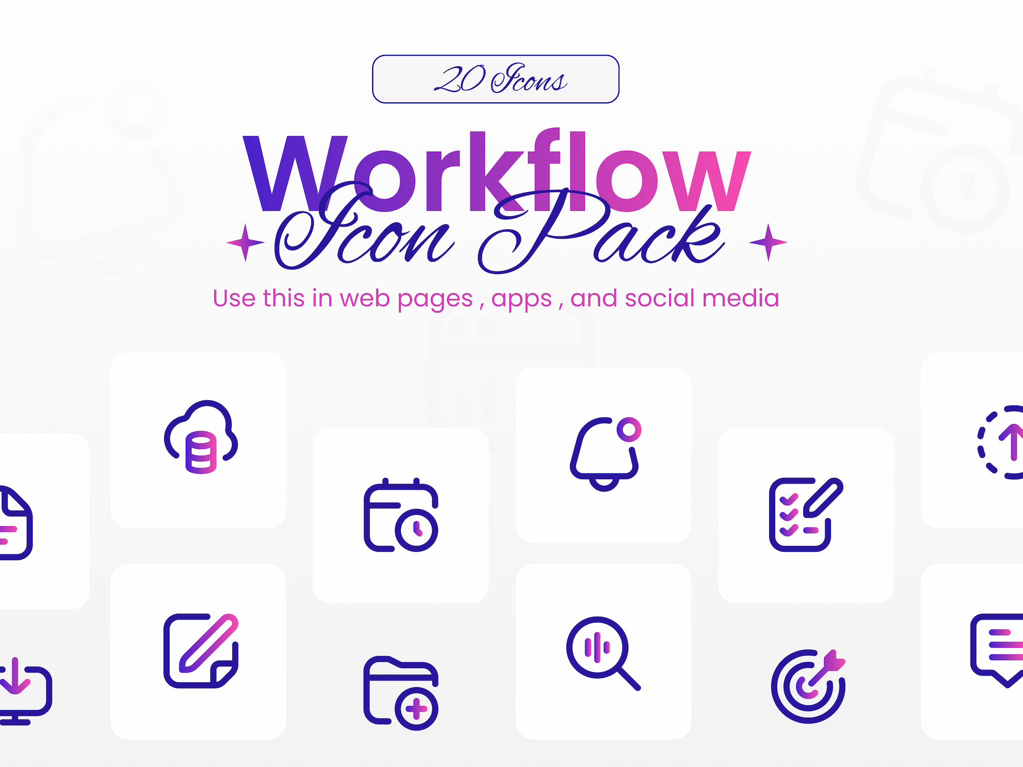 Productivity & Workflow Icons