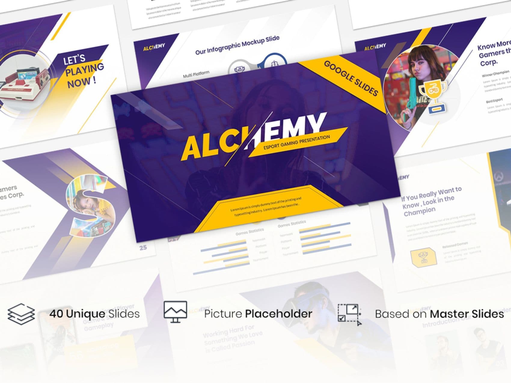Alchemy – Esport Gaming Google Slides Template