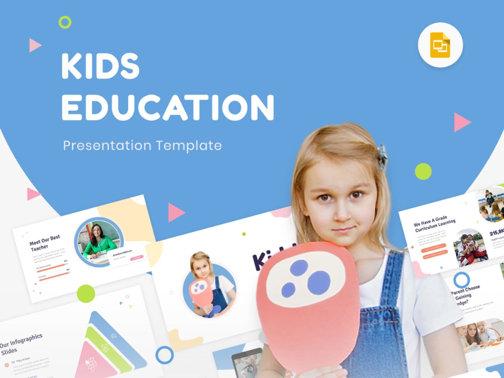 Kidda - Kids Education Google Slides Presentation