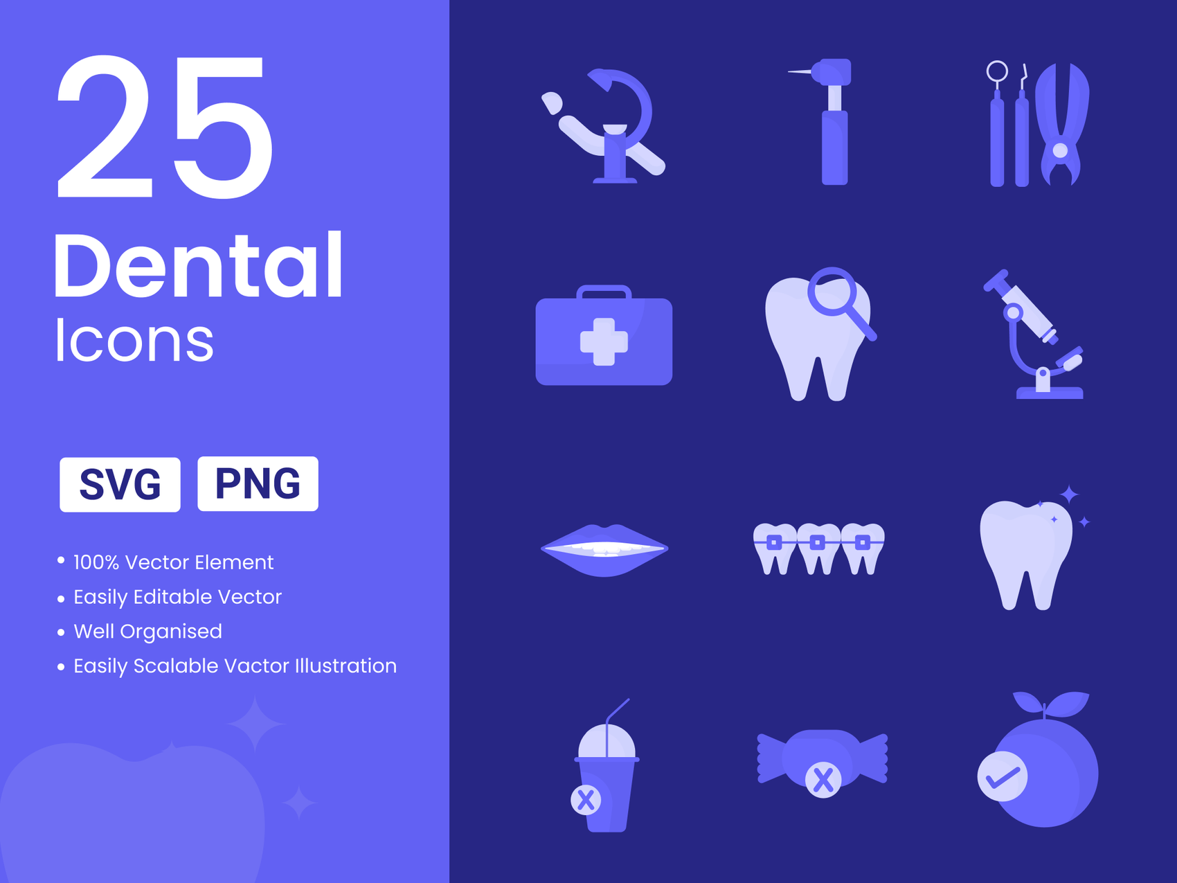 Dental Icon Set