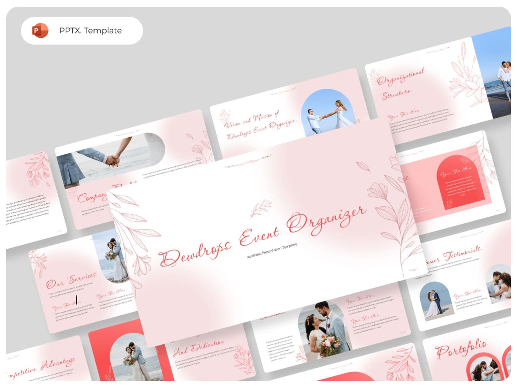 Dewdrops- Event Organizer PowerPoint Presentation